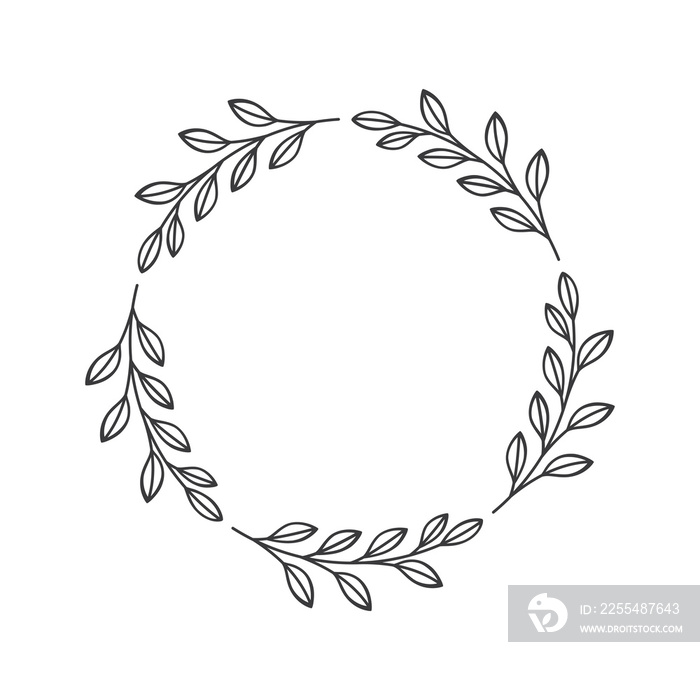 black laurels frames branches with circle borders label. laurels frames transparent background. laurel leaves decorative elements. award, Leaves, invitation decoration, swirls, ornate. laurels frames