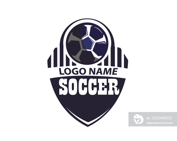 logo design for vector soccer