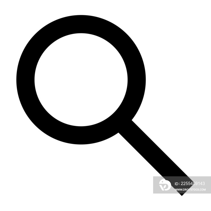 Search Icon PNG Transperent Black