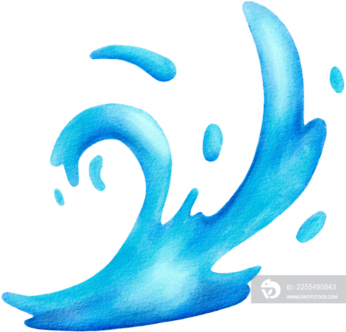 water splash watercolor png