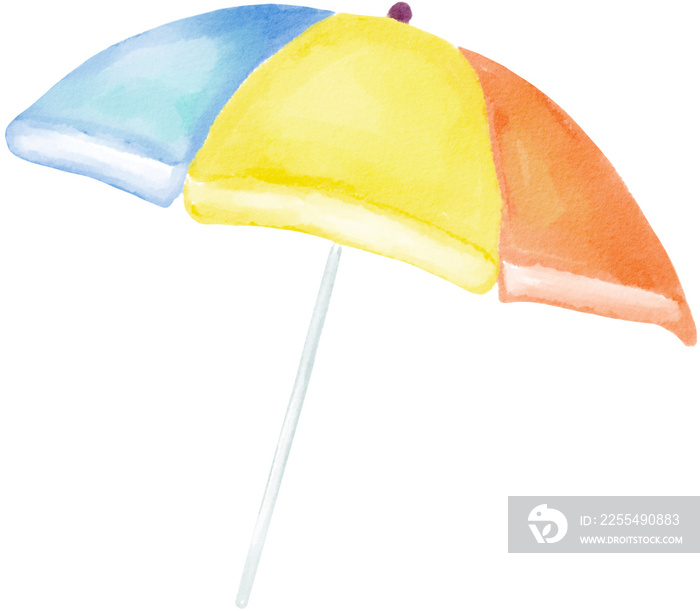 umbrella pool party watercolor png