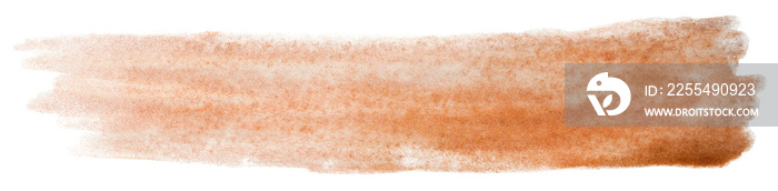 texture watercolor stain brown on white