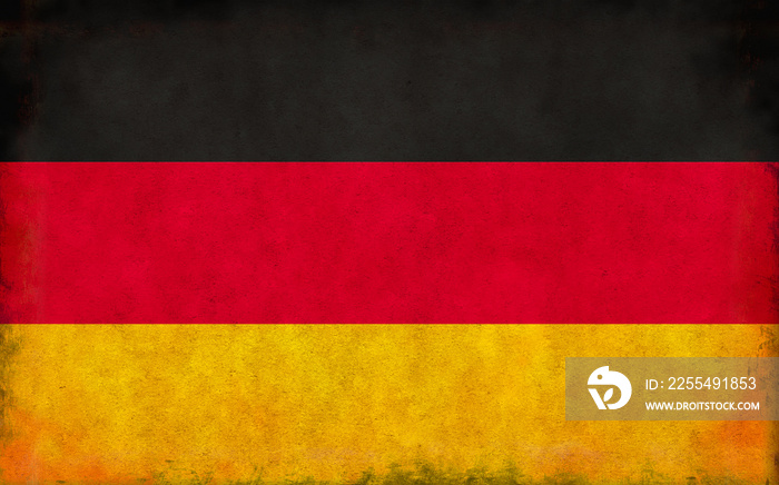 Grunge country flag illustration / Germany