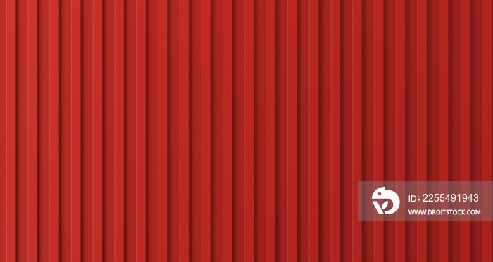 Red Corrugated metal luxury background and texture.