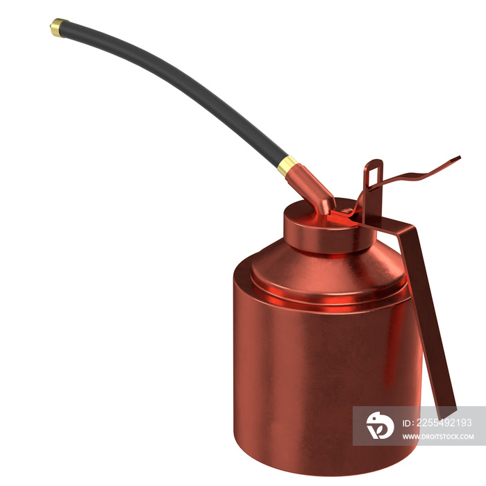 3d rendering illustration of an oil can