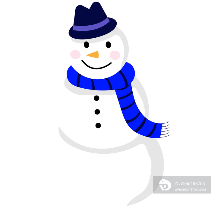 snowman with broom transparent background