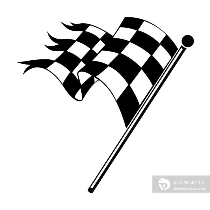 vector race flag