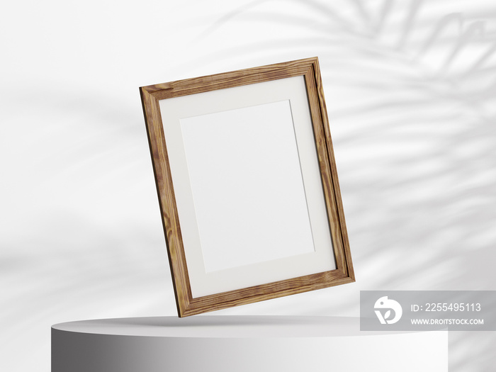 Frame mockup , 3d render