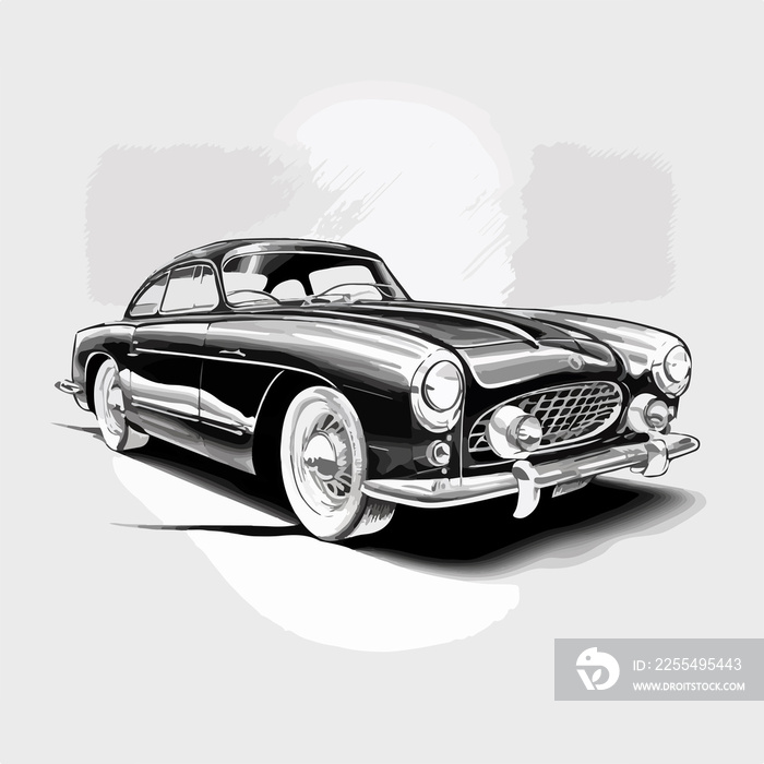 Classic Car Illustration