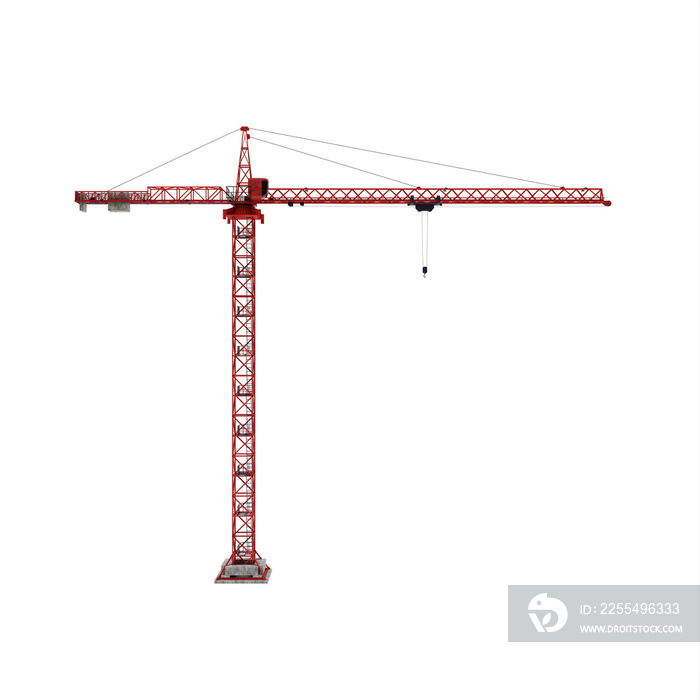 Crane Tower isolated