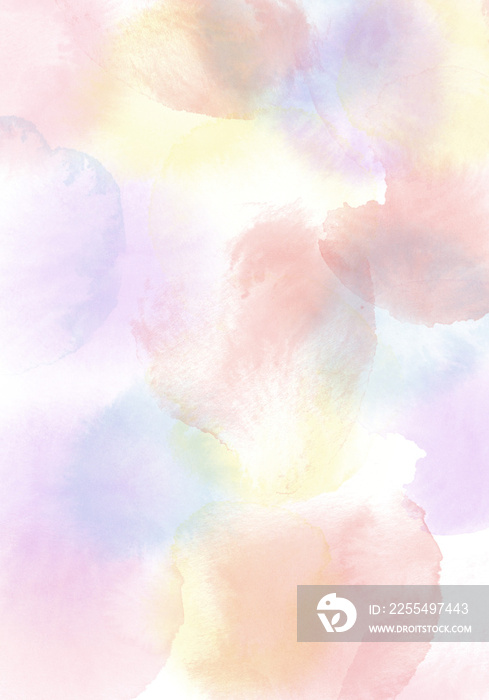 abstract watercolor background with clouds