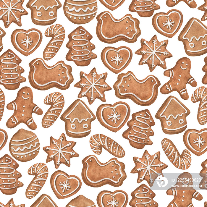 Christmas cookies pattern