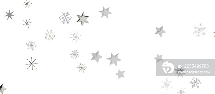 Snowflakes Falling On Snow - Winter Banner