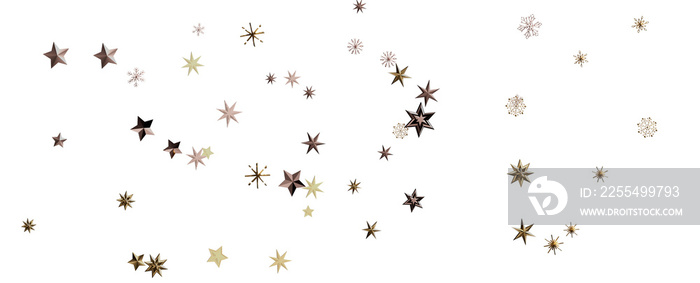 Glossy 3D Christmas star icon. Design  for holidays.