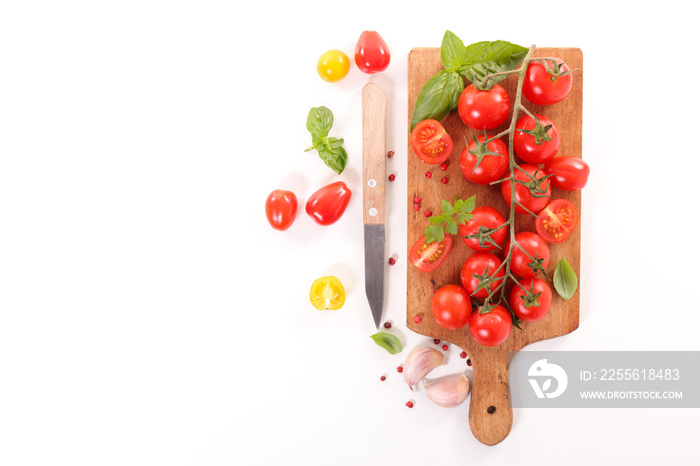 cherry tomato and basil