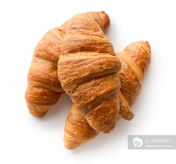 Tasty buttery croissants.