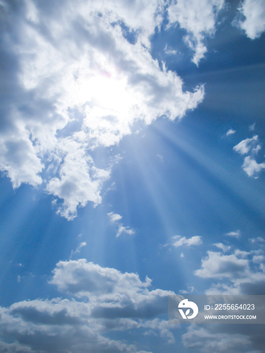 青空と太陽