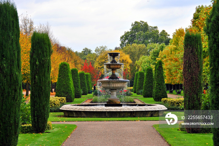 Regents Park gardens, London, England