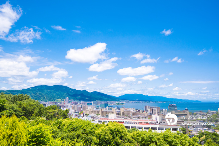 大津サービスエリアからの風景