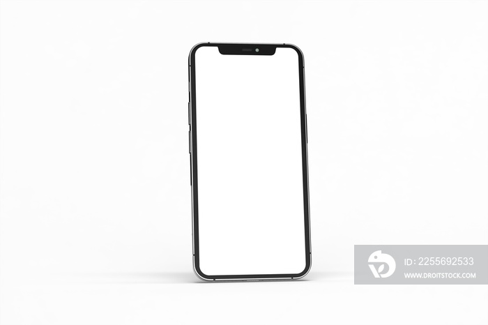 Smartphone. Mobile phone Template. Telephone 3d