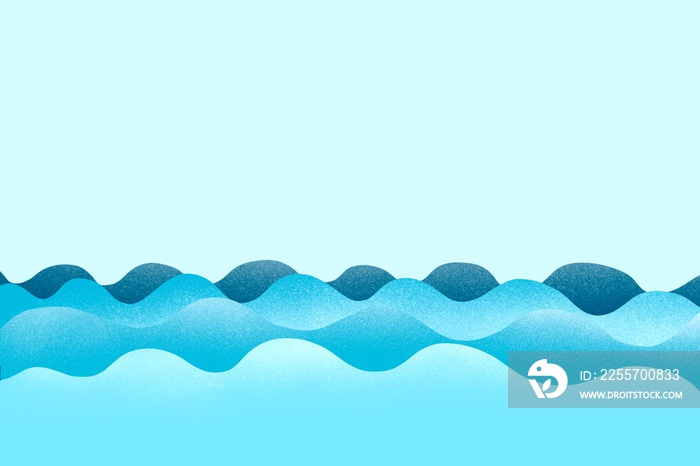 Abstract sea wave background.illustration design.