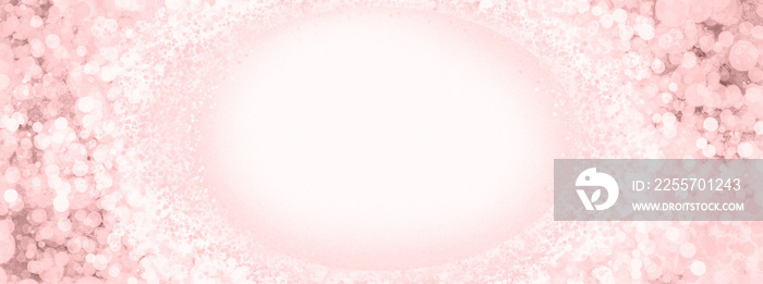 Perfect pink champagne background with baubles and dancing lights over an easy to use the banner bac