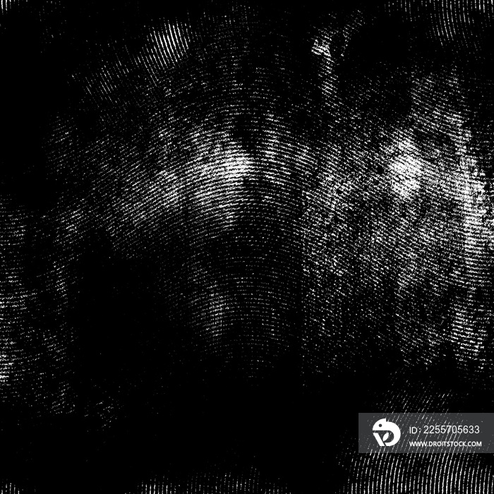 Grunge monochrome horror engraved background, black chalkboard cracked illustration