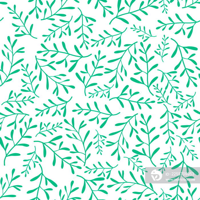 seamless pattern with leaves