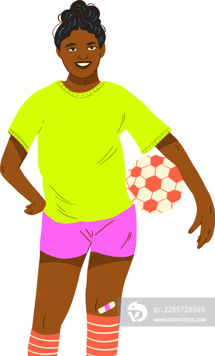 child with ball soccer field with green shirt transparent background