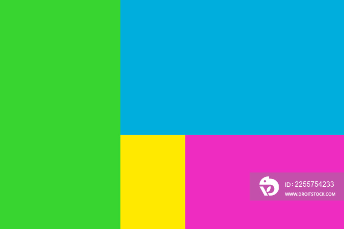 An abstract neon color block background image.