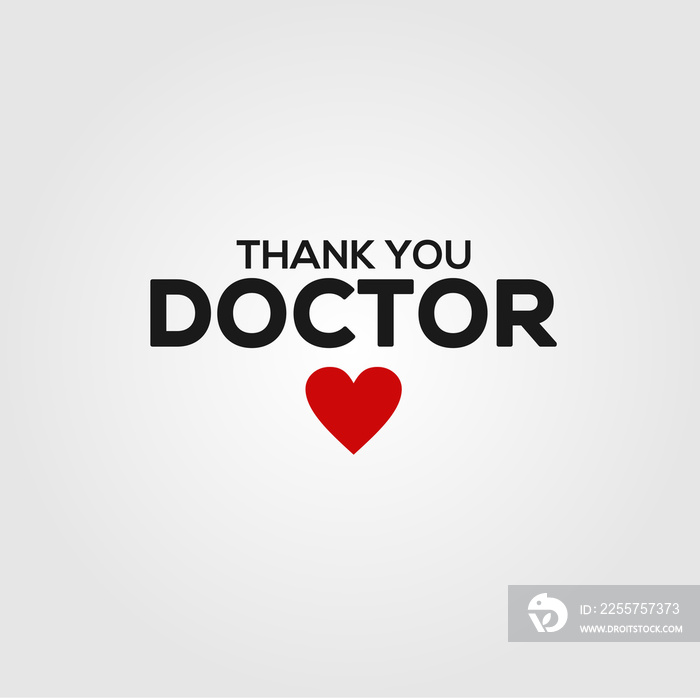 thank you doctor vector design
