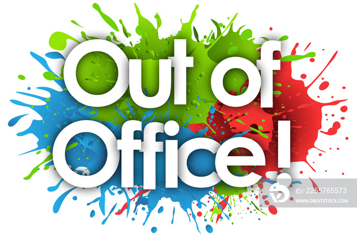 out of office in splash’s background