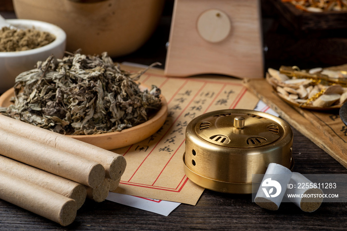 Background of moxibustion and Chinese herbal medicine