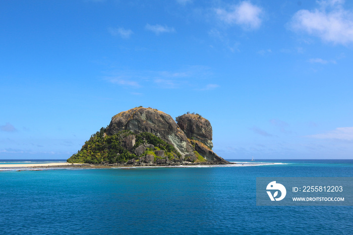 Coast and beach of the Sacred Islands, Mamanuca Islands, Fiji