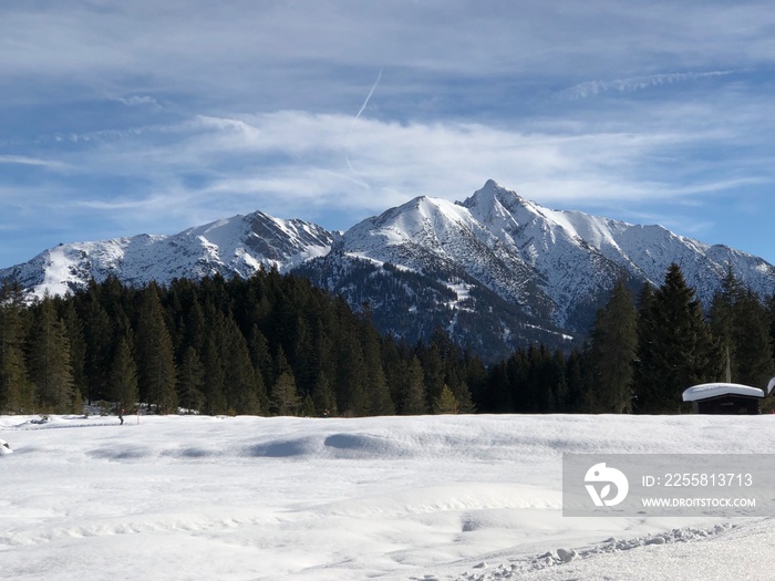 Beautiful landscape aroun Seefeld in Tirol