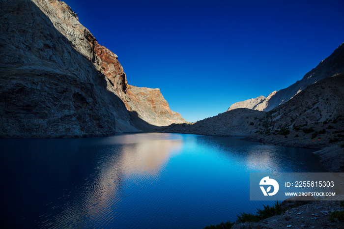 Fann mountains lake