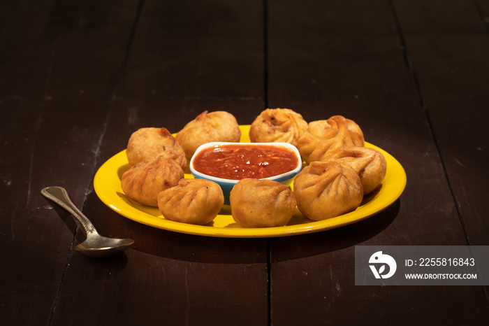 traditional food dumpling momos