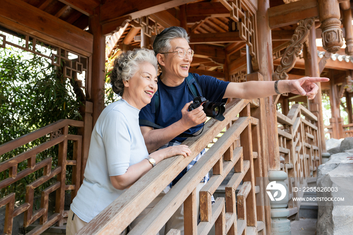 老年夫妻旅游