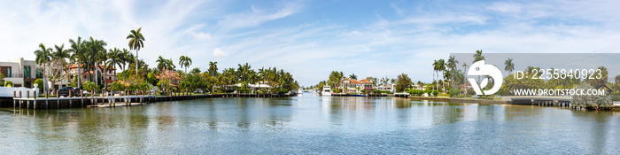 Fort Lauderdale Florida panorama panoramic view Las Olas villas marina