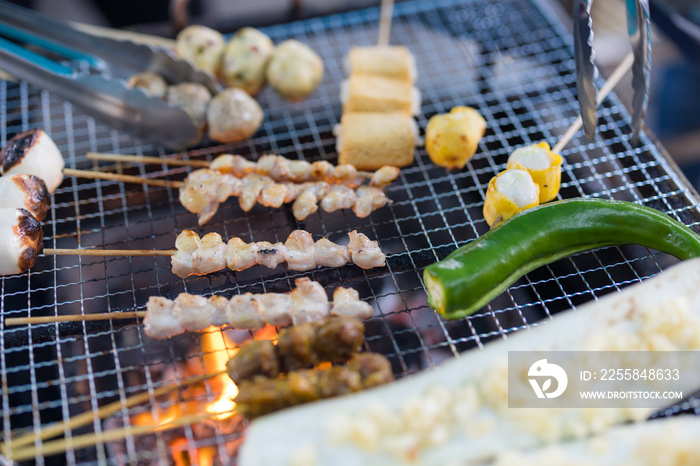 Hong Kong style bbq with different food