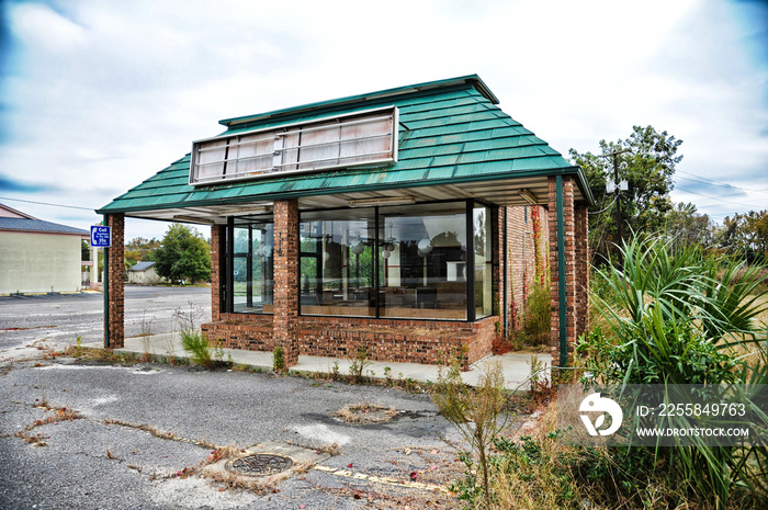 Closed Down Restaurant