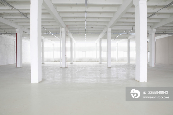 Large empty storehouse