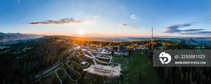 Gubałówka, Zakopane zachód Słońca