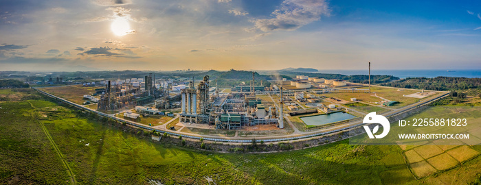 Dung Quat oil factory or Binh Son oil refinery, Dung Quat, Quang Ngai, Vietnam