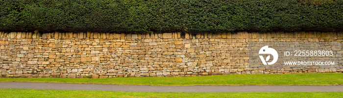 Cotswold stone dry wall banner