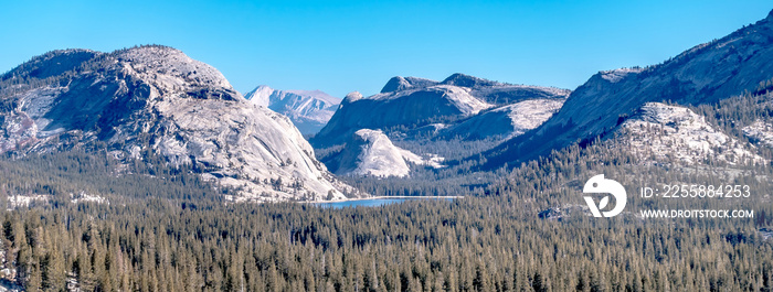 scenery near and around tioga pass in sierra mountains