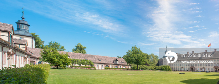 Castle and Monastery Corvey (Kloster Corvey ) UNESCO world heritage (Weltkulturerbe) Höxter North Rhine-Westphalia