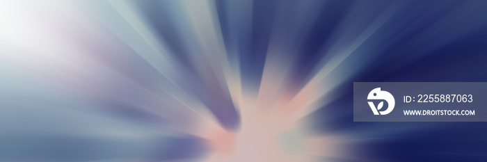 Colored Radial Rays, Blurred Background.