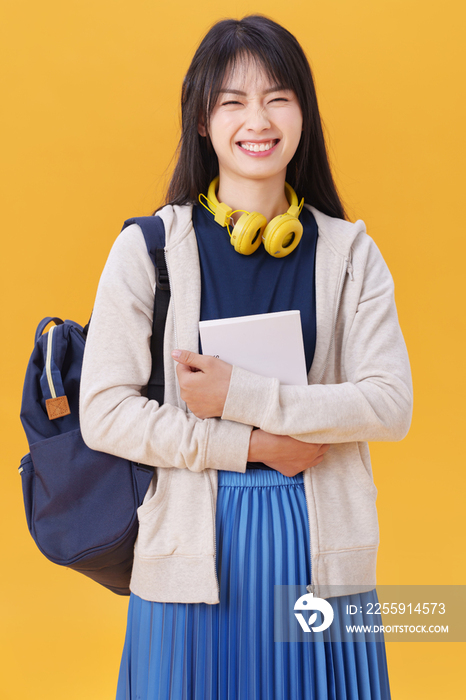 青春活力的女大学生