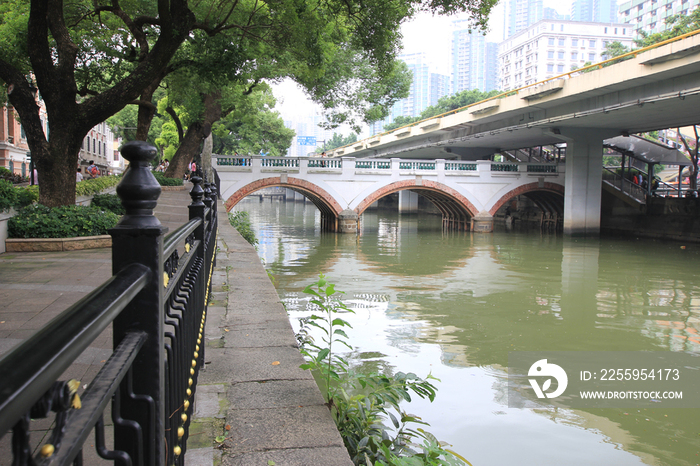 广东省广州沙面城市建筑